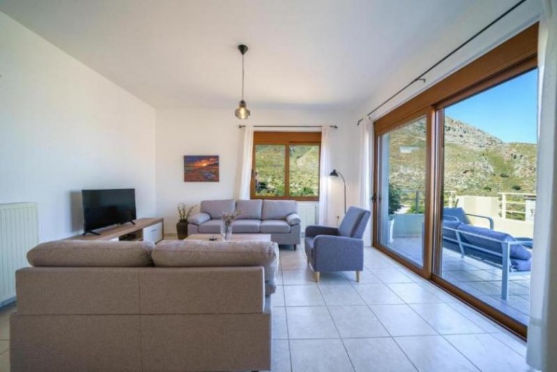 Aptera - Megala Chorafia Kreta, Megala Chorafia: Villa mit Meerblick und separatem Apartment zu verkaufen Haus kaufen